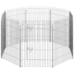 PawHut ren puppy-uitloop box puppyraster 8-delig | Aosom.de