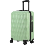 HOMCOM 2-Piece Luggage Set, ABS Hard Shell Carry On Suitcase Set with TSA Lock, Spinner Wheels, 12/20 inch, Green
