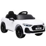 AIYAPLAY Macchina Elettrica per Bambini 12V Audi A5L con Telecomando, 2 Motori e Telecomando, Bianco