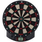HOMCOM Elektronische dartschijf dartbord dartset met 6 darts 8 spelers