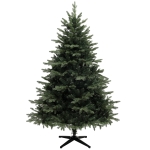 HOMCOM Kunstkerstboom 180 cm in sparrenlook met 1696 takpunten en inklapbare stalen voet, groen