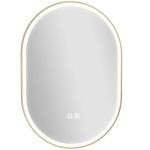 HOMCOM Oglindă de baie cu LED și boxă Bluetooth anti-aburire 100x70 cm 3 culori reglabile reglaj luminozitate