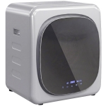 HOMCOM 2.5kg Vented Tumble Dryer with Smart Mode, 800W Compact Tumble Dryer with Stainless Steel Tub, Silver Tone