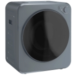 HOMCOM Mini Wäschetrockner 4 kg mit 5 Programme bis zu 60℃ 800W/400W Ablufttrockner mit Edelstahltrommel Grau