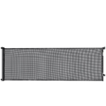PawHut Retractable Dog Gate, Extends to 300 cm Wide & 104 cm Tall, Mesh Pet Gate Single Hand Operation, for Stairs Doorways