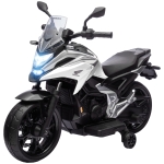 AIYAPLAY Elektrische Kinder Motor Honda, 3 km/u, Muziek & Licht, 3-6 Jaar, tot 30 kg, Wit