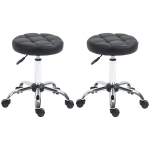 HOMCOM set van 2 fauteuils 35,5 cm x 35,5 cm x 63 cm