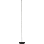 HOMCOM LED hoeklamp, moderne vloerlamp, 1450 lm, 3 helderheidsniveaus, voetschakelaar, 3000 K, woon-/slaapkamer, zwart