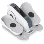 SPORTNOW Zitpedaaltrainer, Mini-Ellipsentrainer met LCD-Monitor, Afstandsbediening, 10 Instelbare Snelheidsniveaus, Wit