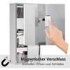 Medicijnkastje medicijnkastje EHBO met slot RVS 30 x 12 x 60 cm(m-4)