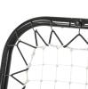 Baseball rebounder kickback goal terugveernet net inklapbaar metaal + PE zwart(m-8)