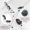 Rower treningowy Trenażer rowerowy z 8-stopniową regulacją oporu magnetycznego stalowy czarny(m-4)