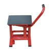 Béquille D'atelier Moto Charge 390 Kg - Support Avant/arrière Réglable - 4 Roues - Rouge