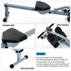HOMCOM Rowing Machine Rower Workout Trainer Cardio W/ Monitor-Grey ...
