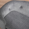 Pawhut Haustiersofa – Kuschelige Holzcouch Für Hund & Katze Mit Abnehmbarem Kissen