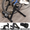 HOMCOM Rodillo de Bicicleta Entrenamiento Plegable con Resistencia Magnética Ajustable de 8 Niveles para Ruedas de 650C/700C o 26-28 Pulgadas para Interior 68x62,5x49 cm Negro(m-5)