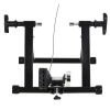 HOMCOM Rodillo de Bicicleta Entrenamiento Plegable con Resistencia Magnética Ajustable de 8 Niveles para Ruedas de 650C/700C o 26-28 Pulgadas para Interior 68x62,5x49 cm Negro(m-4)
