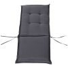 Set Cuscini Per Altalena Outsunny Da 2 Pezzi (130x45x5 Cm) - Imbottitura In Schiuma Ad Alta Densità, Tessuto Poliestere, Con Corde Di Fissaggio, Per Dondolo A 3 Posti