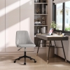 Vinsetto Sedia Da Ufficio Ergonomica Girevole Con Altezza Regolabile E Ruote Rivestimento In Velluto Grigio~921 480gy