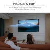 Schermo Proiettore 120 Pollici 4K HD - Formato 16:9, Montaggio A Parete O Soffitto - Per Home Cinema, Ufficio, Giardino