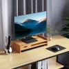 Supporto Per Monitor In Bambù Con Cassetto Portaoggetti - Mobilevision - 3