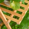 Étagère échelle 3 Niveaux Pour Plantes - Design Bois/métal Pour Intérieur/extérieur