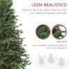 Albero Di Natale Artificiale 219cm - Apertura Automatica, Rami Folti Realistici, Supporto Metallo, PVC - Foto 3