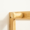 HOMCOM Appendiabiti in Legno di Bambù da Terra con Ripiani, 70x42x164cm, Colore Legno(m-9)