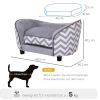 Pawhut Haustiersofa - Gemütliche Lounge Für Hunde & Katzen In Grau