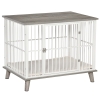 Cage Pour Chien PawHut 2 En 1 - Table D'appoint Et Niche Intérieure 73x60x68 Cm - 2