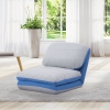 HOMCOM - Chauffeuse matelas d'appoint pliant - Fauteuil convertible 5
