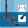 Power Tower HOMCOM Per Allenamento Casa - Stazione Fitness Multifunzione Regolabile 189-239cm - Foto 3