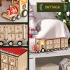 Calendario dell'Avvento: la casetta di Babbo Natale
