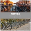 Rastrelliera Portabiciclette Per 6 Bici HOMCOM - In Acciaio, Dimensioni 179x33x27 Cm, Argento, Per Garage O Cortile
