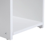 Scrivania PC HOMCOM Con Porta Tastiera - 100x40x86.6 Cm, Bianco, Cassetto In Tessuto, Ideale Per Camera E Ufficio