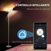 Lampada da terra solare, funziona con energia solare/USB, lampada da terra RGB dimmerabile, cambia colore, per feste/atmosfera festosa, nero 3000K | Leroy Merlin