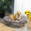 PawHut Divanetto Per Cani E Gatti Con Braccioli E Schienale, Cuccia Cani E Lettino Di Design In - 11