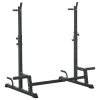 Supporto per rack per bilancieri Supporto verticale girevole per bilancieri Contiene 10 bilancieri Porta bilancieri per palestra Adatto a bilancieri olimpici da 2 pollici, barre per curl