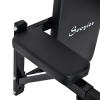 HOMCOM Wandmontage Dip Station & Pull Up Rack - Knieheffen, Chin Up Bar Tot 120kg - Thuisgym Zwart