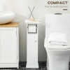 Mobiletto Bagno Stretto A 4 Livelli Con Cassetti - Torre Portaoggetti In PP, Con Ruote, Grande Capacità, Completamente Assemblato
