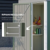 Mini Serra Tetto Apribile RELAX4LIFE Serra Da Giardino In Legno Con Tetto Apribile - Mini Serra Per Balcone, Esterno E Cortile Serra Legno Cedro Naturale - 2
