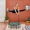 Faltbares Trampolin Mit Verstellbarem Griff - Klappbar Bis 150kg Für Garten & Indoor