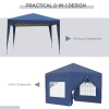 Gazebo Da Giardino Outsunny 4x4 M Esagonale Con 6 Pannelli Laterali - Pieghevole, Doppio Tetto, Grigio - Ideale Per Feste - Foto 10