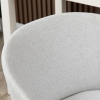 Vinsetto Sedia Da Ufficio Alta Grigio E Bianco - Schienale In Rete, Girevole 360° Con Seduta Imbottita 6cm
