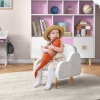 Dressing Pour Enfants ZONEKIZ Design Nuage Avec Miroir, Tabouret Et Tiroir - Rose