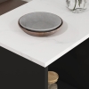 Table De Bar HOMCOM Avec 3 étagères - Design Industriel, Parfaite Pour Les Petits Espaces (90x50x90,5 Cm)