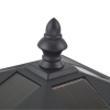 Outsunny Solar Laterne 120 cm Gartenlaterne klein mit LED 10 Lumen
