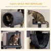 Tiragraffi Per Gatti PawHut 80cm - Con Pallina, Corda Di Sisal, Legno, Per Gatti Fino A 5kg - Foto 9
