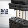Stazione Fitness Multifunzione HOMCOM Con Pesi 45kg - Power Tower Per Allenamento Casa, Panca Imbottita 135x103x210cm - Foto 5