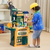 Cucina giocattolo per bambini con 38 accessori e suoni realistici rosa Aiyaplay | Maisons du Monde